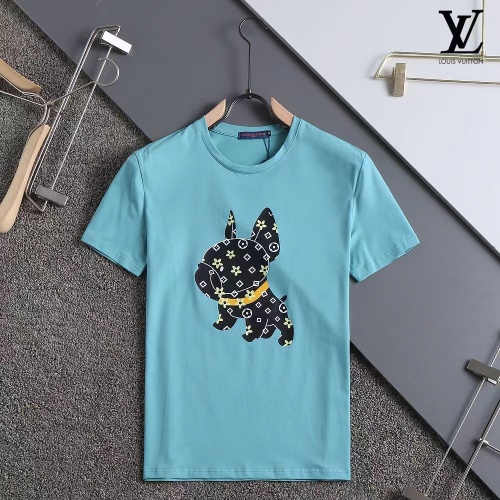 Louis Vuitton LV T-Shirts Short Sleeved For Men #1250920 $29.00 USD, Wholesale Replica Louis Vuitton LV T-Shirts