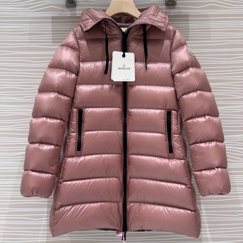 Moncler Down Feather Coat Long Sleeved For Women #1250939 $251.24 USD, Wholesale Replica Moncler Down Feather Coat