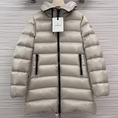 Moncler Down Feather Coat Long Sleeved For Women #1250940 $251.24 USD, Wholesale Replica Moncler Down Feather Coat