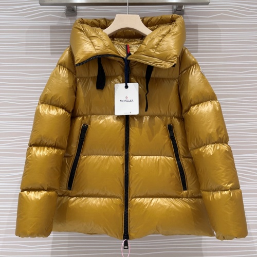 Moncler Down Feather Coat Long Sleeved For Women #1250944 $212.00 USD, Wholesale Replica Moncler Down Feather Coat