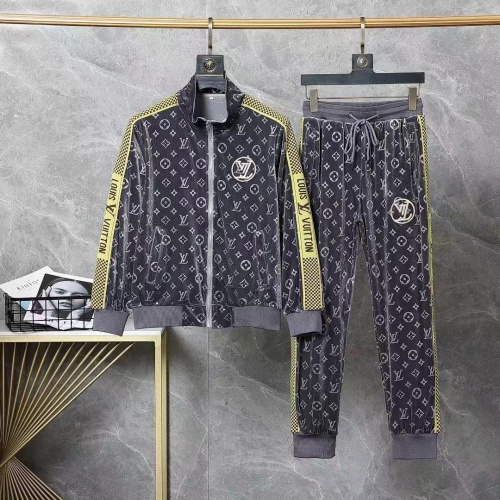 Louis Vuitton LV Tracksuits Long Sleeved For Men #1250948 $82.00 USD, Wholesale Replica Louis Vuitton LV Tracksuits