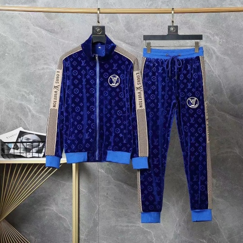 Louis Vuitton LV Tracksuits Long Sleeved For Men #1250950 $82.00 USD, Wholesale Replica Louis Vuitton LV Tracksuits