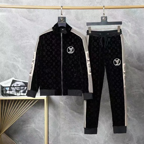 Louis Vuitton LV Tracksuits Long Sleeved For Men #1250951 $82.00 USD, Wholesale Replica Louis Vuitton LV Tracksuits