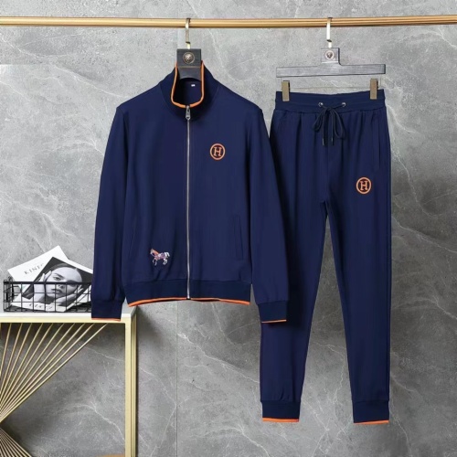 Hermes Tracksuits Long Sleeved For Men #1250955 $82.00 USD, Wholesale Replica Hermes Tracksuits