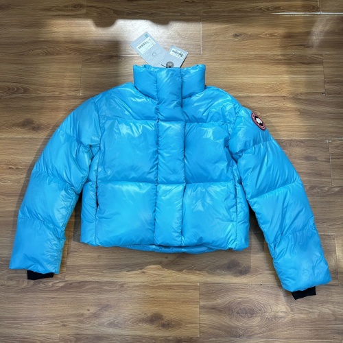 Canada Goose Down Feather Coat Long Sleeved For Women #1250967 $155.00 USD, Wholesale Replica Canada Goose Down Feather Coat