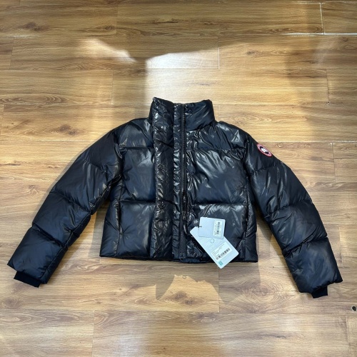 Replica Canada Goose Down Feather Coat Long Sleeved For Women #1250969 $155.00 USD for Wholesale