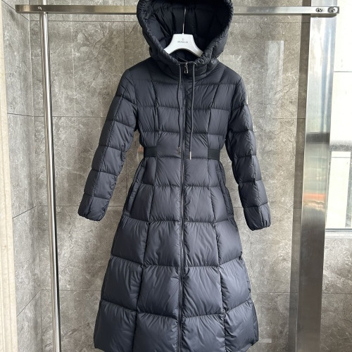 Moncler Down Feather Coat Long Sleeved For Women #1250987 $307.44 USD, Wholesale Replica Moncler Down Feather Coat