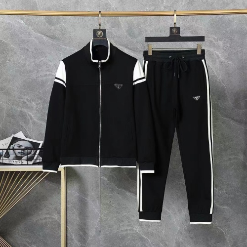 Prada Tracksuits Long Sleeved For Men #1251006 $82.00 USD, Wholesale Replica Prada Tracksuits