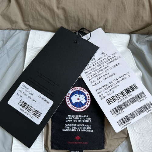 Replica Canada Goose Down Feather Coat Long Sleeved For Women #1251015 $240.00 USD for Wholesale