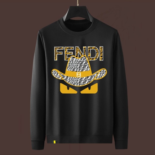 Fendi Hoodies Long Sleeved For Men #1251070 $48.00 USD, Wholesale Replica Fendi Hoodies