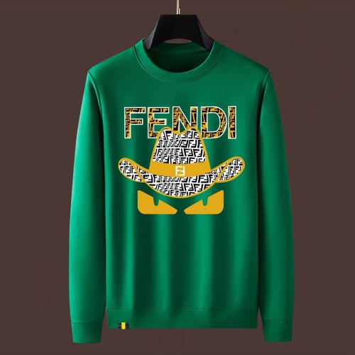 Fendi Hoodies Long Sleeved For Men #1251072 $48.00 USD, Wholesale Replica Fendi Hoodies