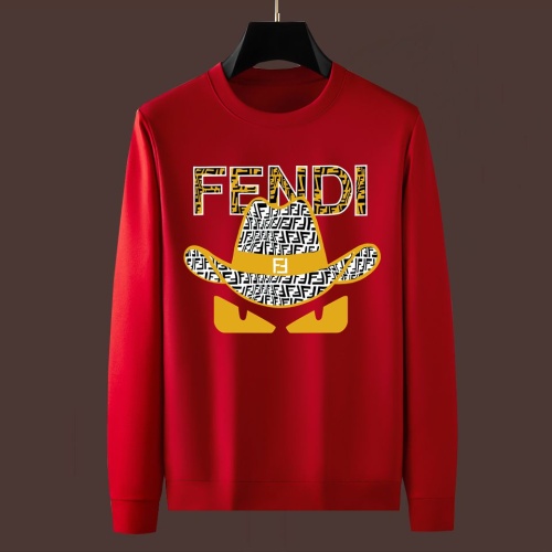 Fendi Hoodies Long Sleeved For Men #1251073 $48.00 USD, Wholesale Replica Fendi Hoodies