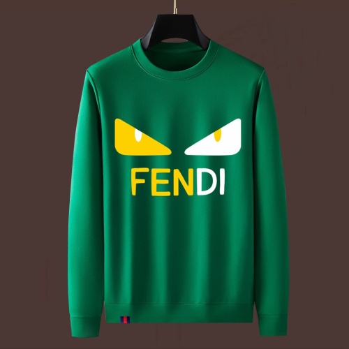 Fendi Hoodies Long Sleeved For Men #1251077 $48.00 USD, Wholesale Replica Fendi Hoodies