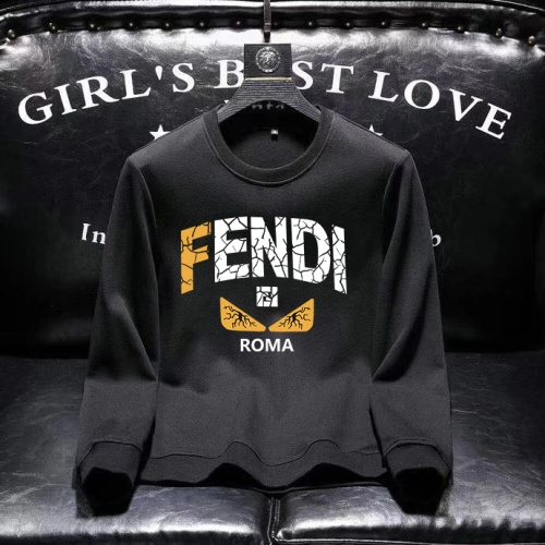 Fendi Hoodies Long Sleeved For Men #1251090 $45.00 USD, Wholesale Replica Fendi Hoodies