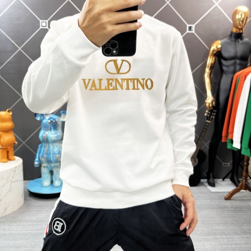 Replica Valentino Hoodies Long Sleeved For Men #1251104 $45.00 USD for Wholesale