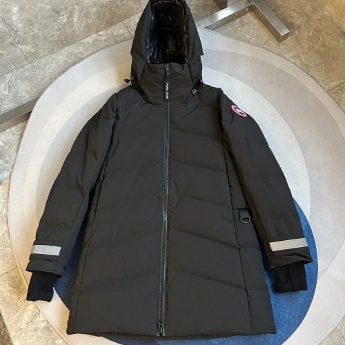 Replica Canada Goose Down Feather Coat Long Sleeved For Women #1251122 $180.00 USD for Wholesale