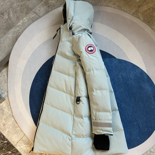 Replica Canada Goose Down Feather Coat Long Sleeved For Women #1251126 $180.00 USD for Wholesale