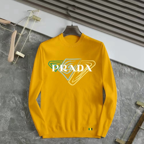 Prada Sweater Long Sleeved For Men #1251129 $48.00 USD, Wholesale Replica Prada Sweater