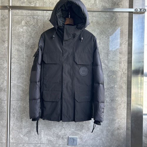 Canada Goose Down Feather Coat Long Sleeved For Men #1251144 $185.00 USD, Wholesale Replica Canada Goose Down Feather Coat