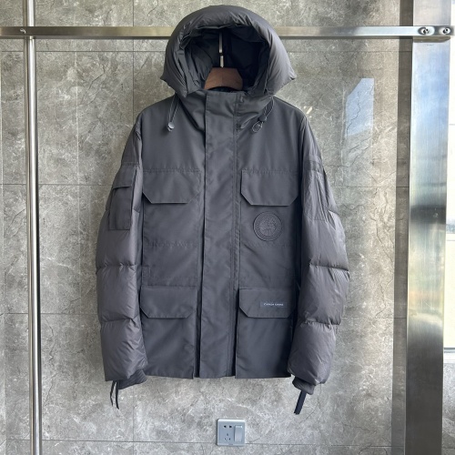 Canada Goose Down Feather Coat Long Sleeved For Men #1251150 $185.00 USD, Wholesale Replica Canada Goose Down Feather Coat