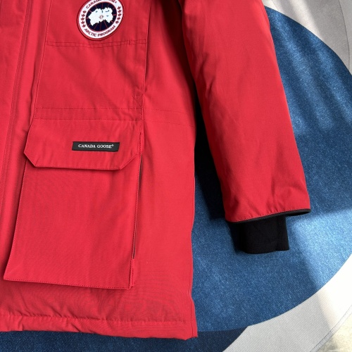 Replica Canada Goose Down Feather Coat Long Sleeved For Men #1251175 $205.00 USD for Wholesale