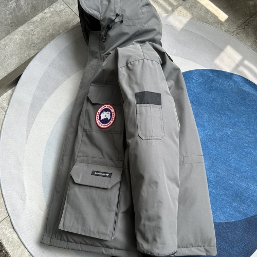 Replica Canada Goose Down Feather Coat Long Sleeved For Men #1251180 $205.00 USD for Wholesale