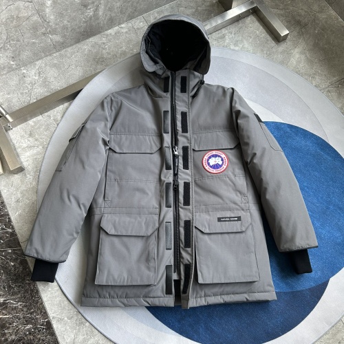 Replica Canada Goose Down Feather Coat Long Sleeved For Men #1251180 $205.00 USD for Wholesale