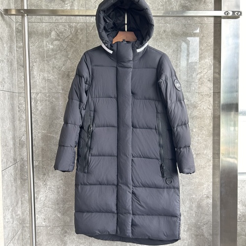 Canada Goose Down Feather Coat Long Sleeved For Women #1251198 $220.00 USD, Wholesale Replica Canada Goose Down Feather Coat