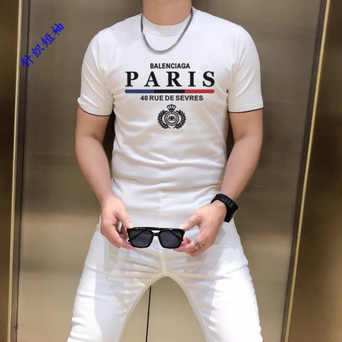 Balenciaga T-Shirts Short Sleeved For Men #1251214 $45.00 USD, Wholesale Replica Balenciaga T-Shirts