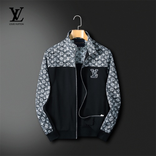 Replica Louis Vuitton LV Tracksuits Long Sleeved For Men #1251242 $85.00 USD for Wholesale