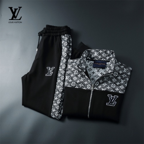 Replica Louis Vuitton LV Tracksuits Long Sleeved For Men #1251242 $85.00 USD for Wholesale