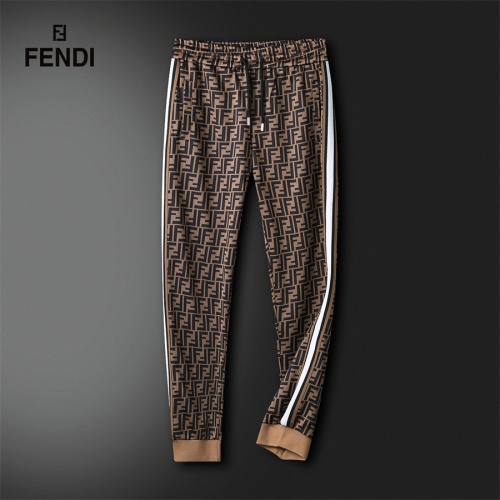 Replica Fendi Tracksuits Long Sleeved For Men #1251244 $85.00 USD for Wholesale