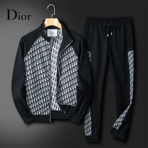 Christian Dior Tracksuits Long Sleeved For Men #1251246 $85.00 USD, Wholesale Replica Christian Dior Tracksuits