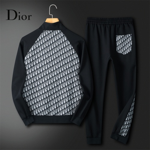 Replica Christian Dior Tracksuits Long Sleeved For Men #1251246 $85.00 USD for Wholesale