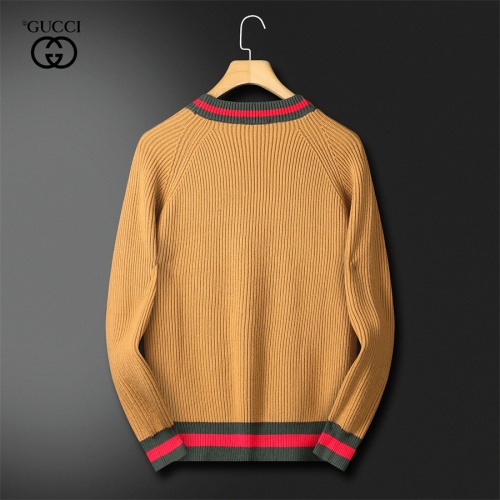 Replica Gucci Sweaters Long Sleeved For Men #1251249 $60.00 USD for Wholesale