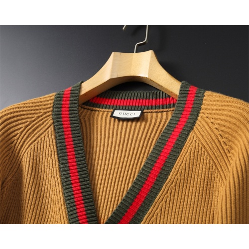 Replica Gucci Sweaters Long Sleeved For Men #1251249 $60.00 USD for Wholesale