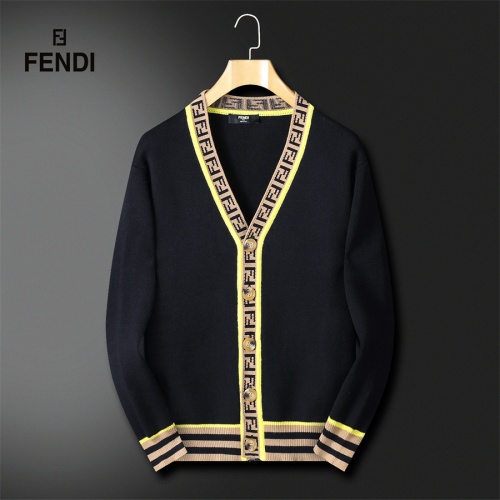 Fendi Sweaters Long Sleeved For Men #1251253 $60.00 USD, Wholesale Replica Fendi Sweaters