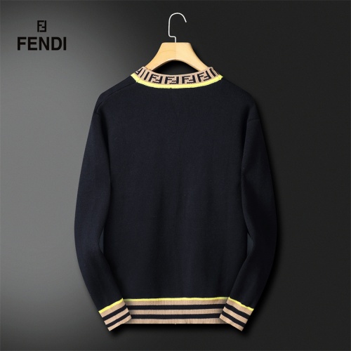 Replica Fendi Sweaters Long Sleeved For Men #1251253 $60.00 USD for Wholesale