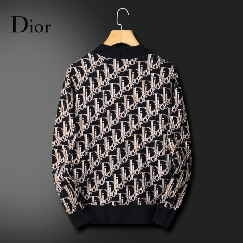 Replica Christian Dior Sweaters Long Sleeved For Men #1251255 $60.00 USD for Wholesale