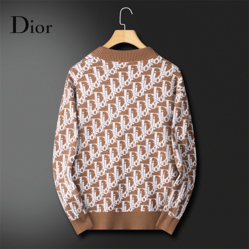 Replica Christian Dior Sweaters Long Sleeved For Men #1251260 $60.00 USD for Wholesale