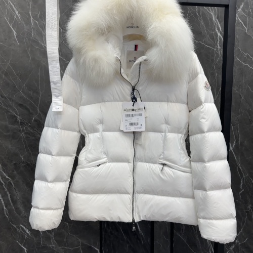 Replica Moncler Down Feather Coat Long Sleeved For Women #1251263 $230.00 USD for Wholesale