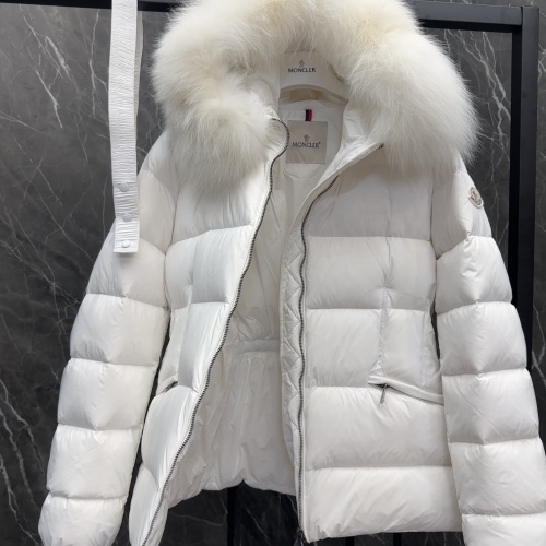 Replica Moncler Down Feather Coat Long Sleeved For Women #1251263 $230.00 USD for Wholesale