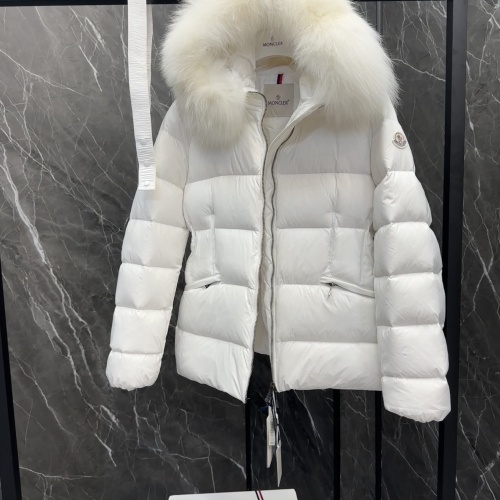 Replica Moncler Down Feather Coat Long Sleeved For Women #1251263 $230.00 USD for Wholesale