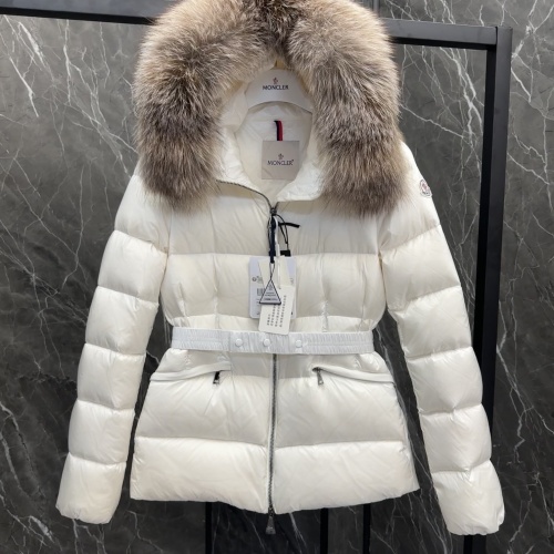 Moncler Down Feather Coat Long Sleeved For Women #1251264 $230.00 USD, Wholesale Replica Moncler Down Feather Coat