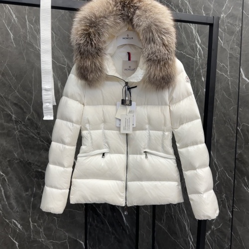 Replica Moncler Down Feather Coat Long Sleeved For Women #1251264 $230.00 USD for Wholesale