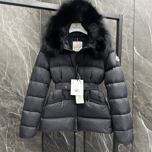 Replica Moncler Down Feather Coat Long Sleeved For Women #1251266 $230.00 USD for Wholesale