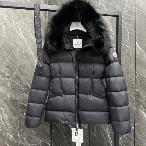 Replica Moncler Down Feather Coat Long Sleeved For Women #1251266 $230.00 USD for Wholesale