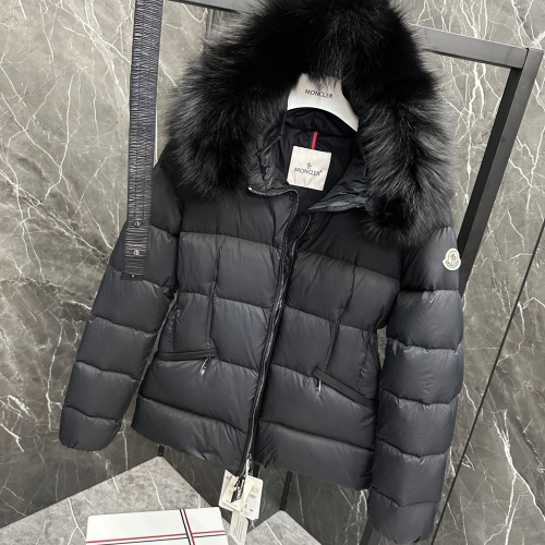 Replica Moncler Down Feather Coat Long Sleeved For Women #1251266 $230.00 USD for Wholesale