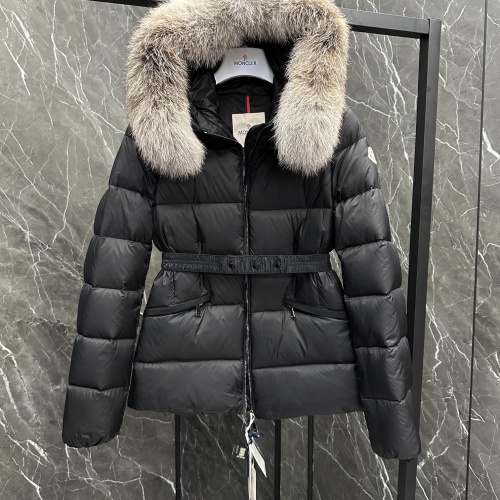 Moncler Down Feather Coat Long Sleeved For Women #1251267 $230.00 USD, Wholesale Replica Moncler Down Feather Coat