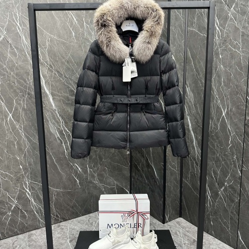 Replica Moncler Down Feather Coat Long Sleeved For Women #1251267 $230.00 USD for Wholesale